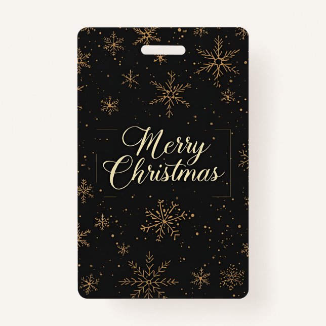 Badge Tag-Merry Christmas (Dos)