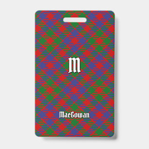 Badge Tartan Clan MacGowan