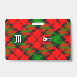 Badge Tartan du clan Kerr