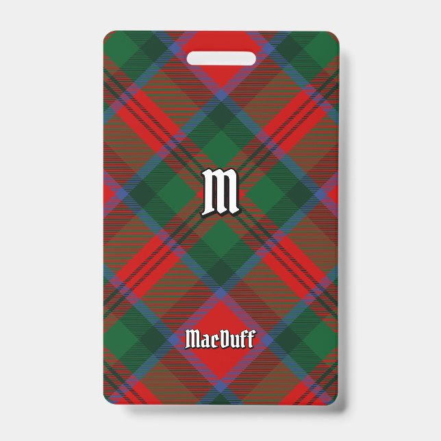 Badge Tartan du Clan MacDuff (Avant)