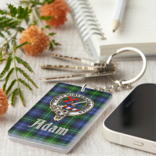 Badge/Tartan Rectangle du clan Adam