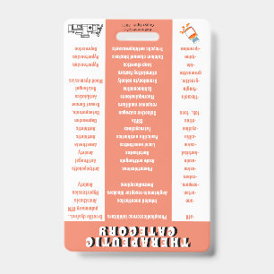 Badge Technicien en pharmacie - Catégorie thérapeutiqu