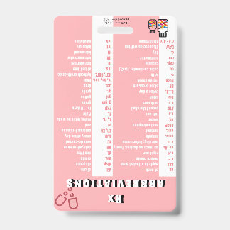 Badge Technicien En Pharmacie - Insigne Rx Abréviations 