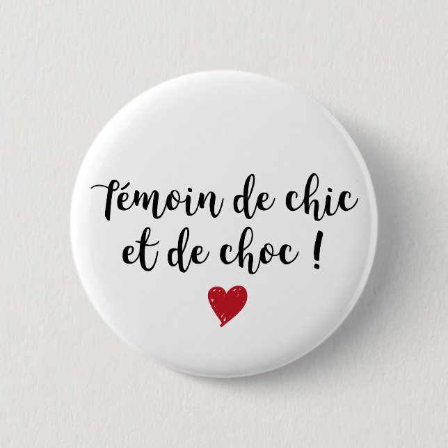Badge - Témoin de choc (Devant)
