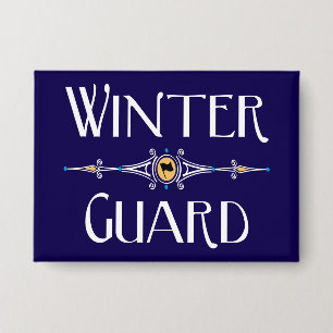 Badge Texte de la garde d'hiver