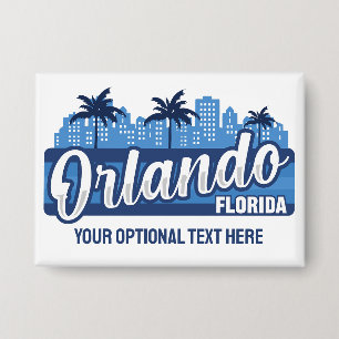 Badge Texte personnalisé Orlando Floride