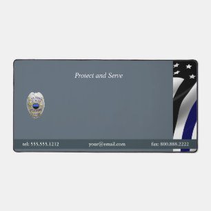 Badge Thin Blue Line Frère Gardien