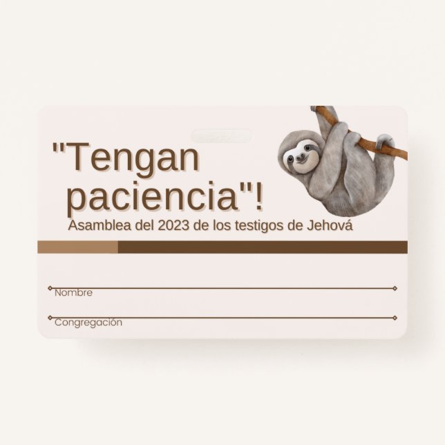 Badge TJ Recuerdo de Insignia | Asamblea Regional 2023 (Devant)