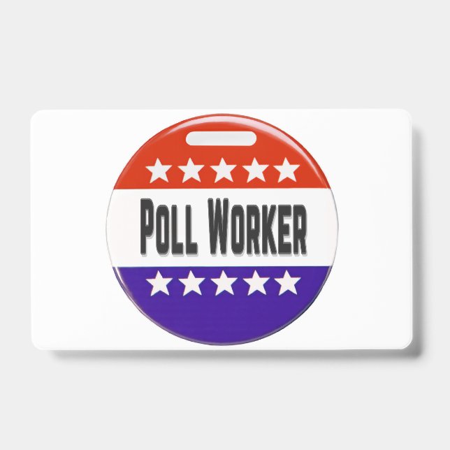 Badge Travailleur de sondage (Avant)