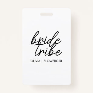 Badge Tribe de mariée   Fleur fille