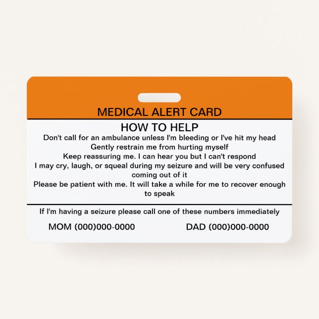 Badge Trouble neurologique fonctionnel Insigne Médicale (Dos)