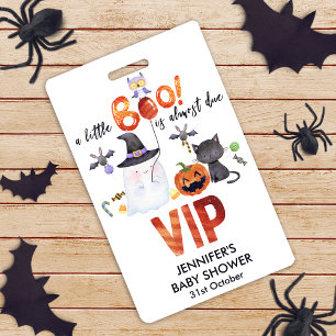 Badge Un petit noeud papillon Halloween 'A Little Boo' p
