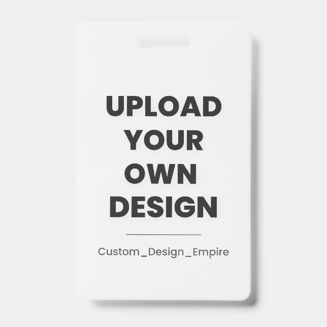Badge Upload Your Own Design Here | Custom Template (Avant)