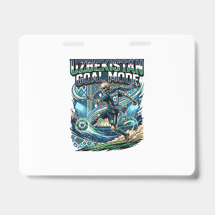Badge Uzbekistan Mode de but squelette attaquant Nations