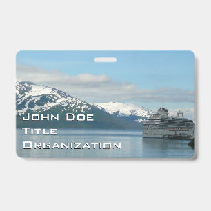 Badge Vacances de croisière en Alaska Photographie de vo