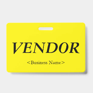 Badge "Vendeur" Nostalgique