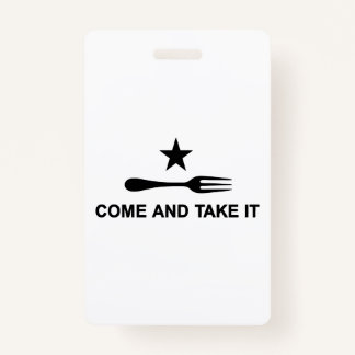 Badge Venez le prendre