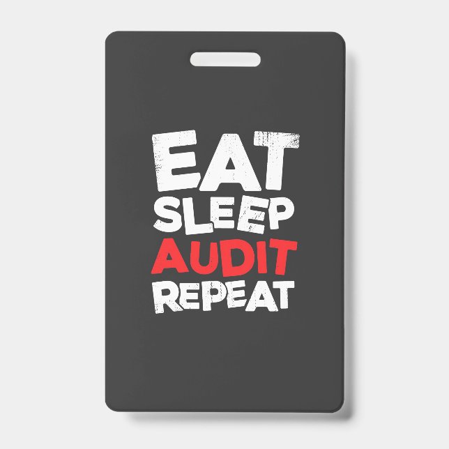 Badge Vérification du sommeil du comptable (Avant)
