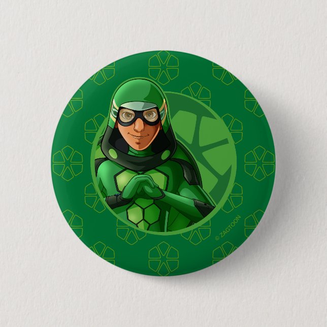 Badge vert Carapace (Devant)