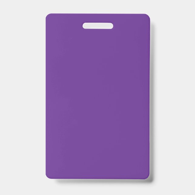 Badge | Vertical Plastic ID | Event Access (Front)