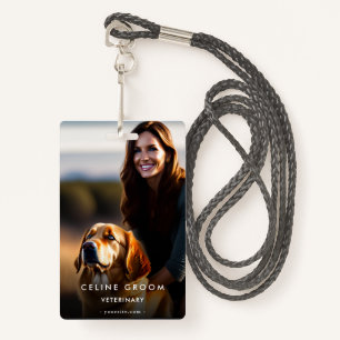 Badge Vétérinaire Garde de chambre pour animaux de compa