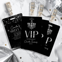 Vieux Hollywood B & W Lustre Sweet 16 ID1108