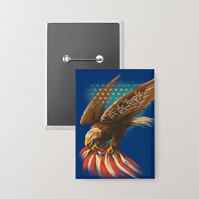 Badge Vintage Americana (Recto/Verso)