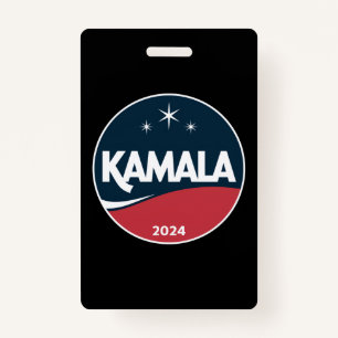 Badge Vintage Kamala Harris 2024 pour l'élection préside