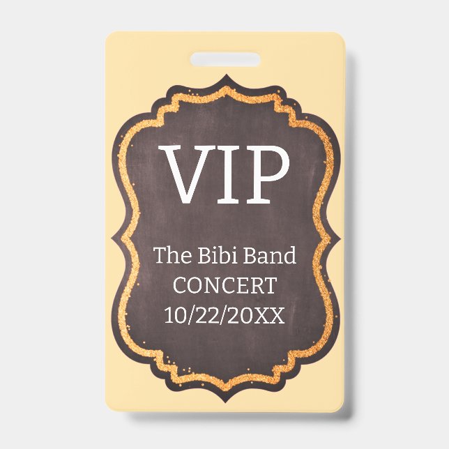 Badge VIP (Avant)