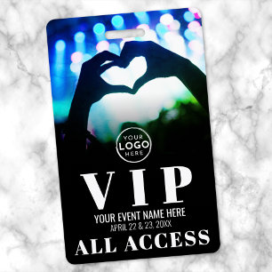 Badge VIP Accès Illimité à l'Événement Concert Log