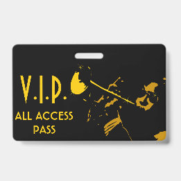Badge VIP All Access Pass pour l'événement musical