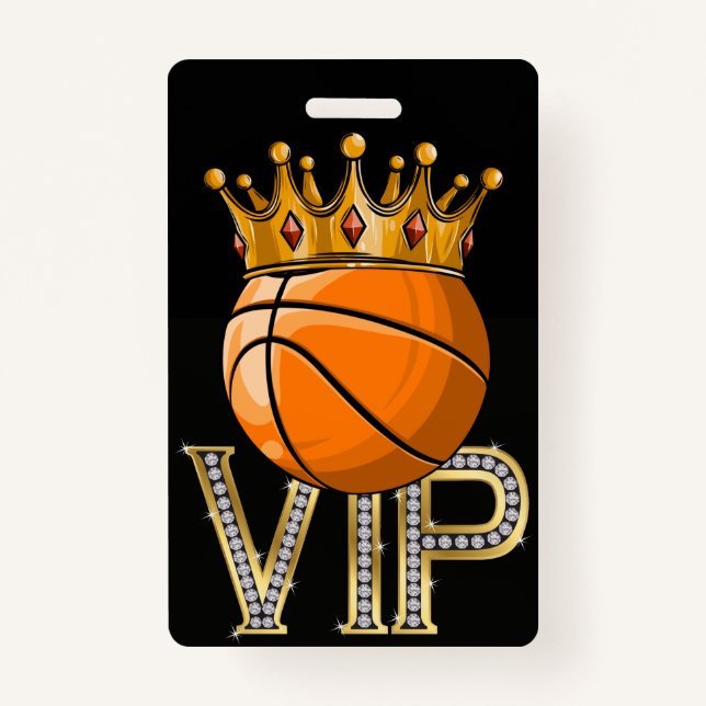 BADGE VIP Basket-ball (Devant)