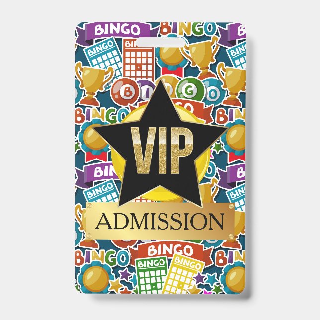 BADGE VIP BINGO (Face)