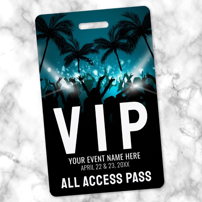 Badge VIP d'événement All Access Pass (All Access Pass Event VIP Badge)