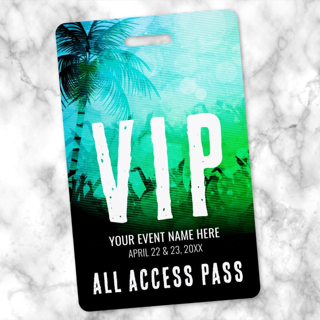 Badge VIP d'événement All Access Pass (All Access Pass Event VIP Badge)