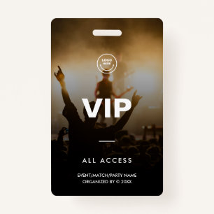 Badge VIP Music Festival Match Party All Access