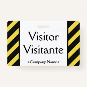 Badge "Visitante" de base