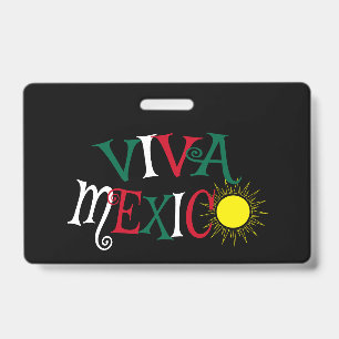Badge Vive le Mexique
