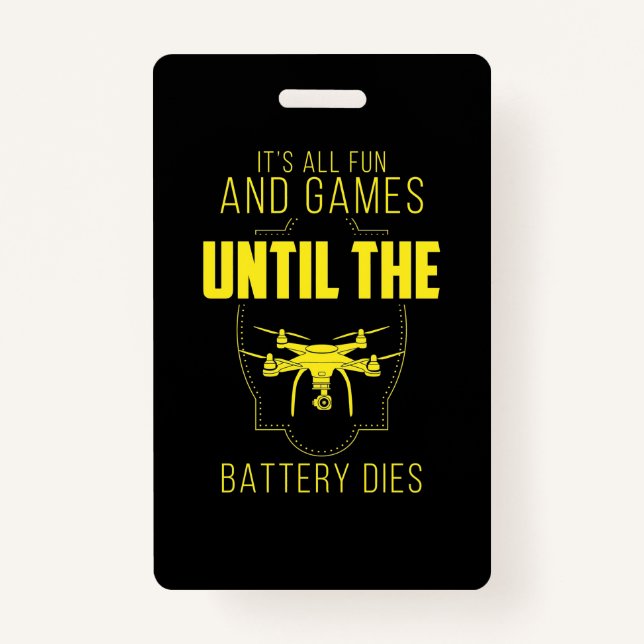 Badge Voler Drone Est Mon Jeu (Devant)