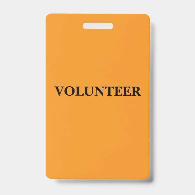Badge - Volunteer (Front)