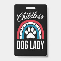Vote électoral de la dame sans enfants avec chien 