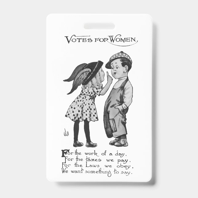 Badge Votes pour les femmes (Avant)