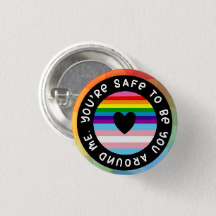 Badge « Vous êtes en sécurité en étant vous-même a