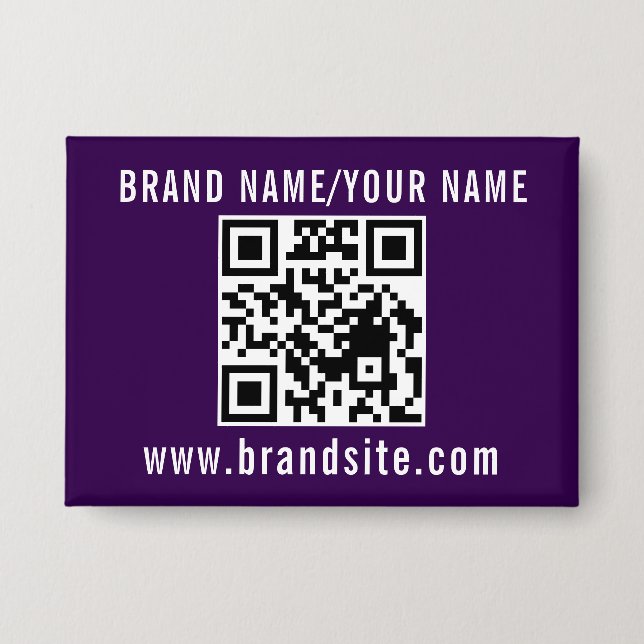 Badge Your Promotional Business QR Code Template Design (Recto)