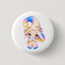 Badge Zessi émerveillé - Collection Humeur