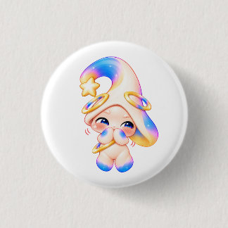 Badge Zessi Émerveillé - Collection Humeur 1 Inch Round Button