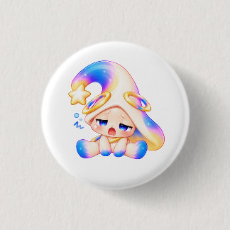 Badge Zessi Fatigué Bâillement - Collection Humeur 1 Inch Round Button