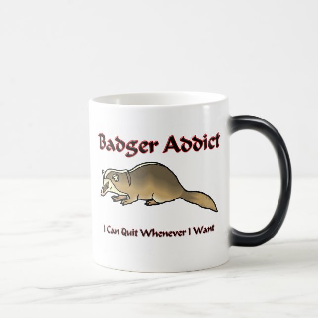 Badger Addict Magic Mug (Right)