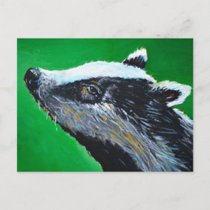 Badger Alert Postcard