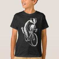 Badger Animal Bicycle Clothing Art Cyclist Gift Me
